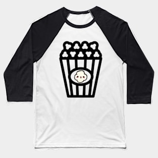 Popcorn,Lover Heartbeat,Gift Popcorn Baseball T-Shirt